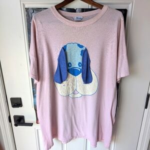 Vtg. Puppy Dog Sleep Shirt